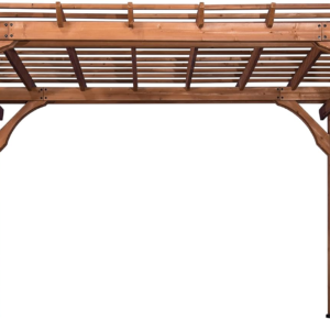 Backyard Discovery Pergola En Bois 305 X 426 cm Abri de Terrasse Autoportant Pour Le Jardin