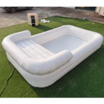 Canapé gonflable et piscine 2-en-1 (5 m / 16 pi) pour fêtes de famille en plein air – Fauteuil de détente de luxe pour enfants et adultes – Image 3