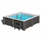 Gre Piscine composite Avant-Garde Nova carrée 3,15 x 3,15 x 0,96 m